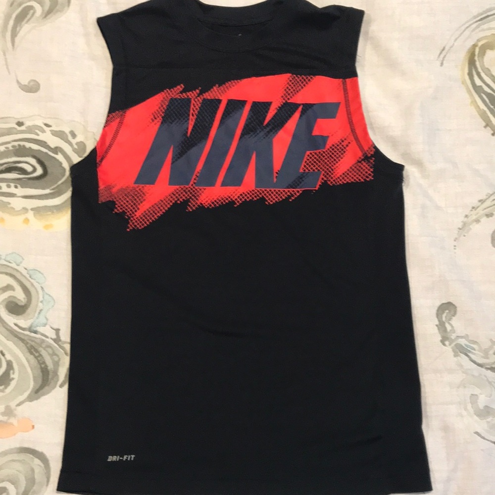 Boys dri fit sleeveless shirt